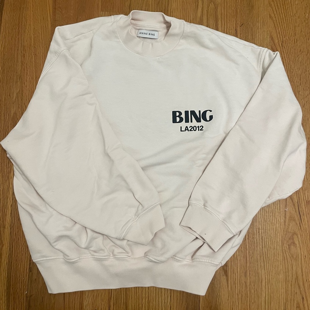 Anine Bing LA SWEATSHIRT SIZE SMALL